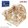 3D-Holzpuzzle zum Selbermachen Marmor-Lauf-Set mit 4 Kugeln/Spielzeug Geschenke