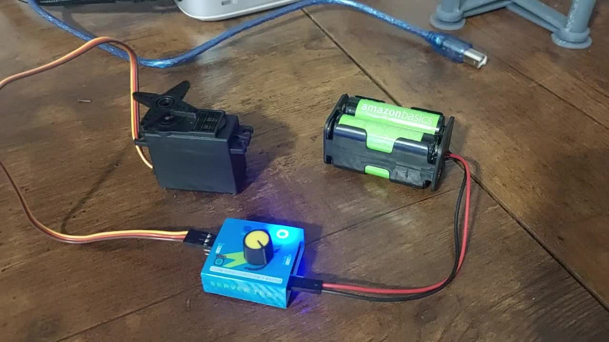 3CH Digitaler Servotester + 4-Zellen-AA-Batteriehaltergehäuse für Servo