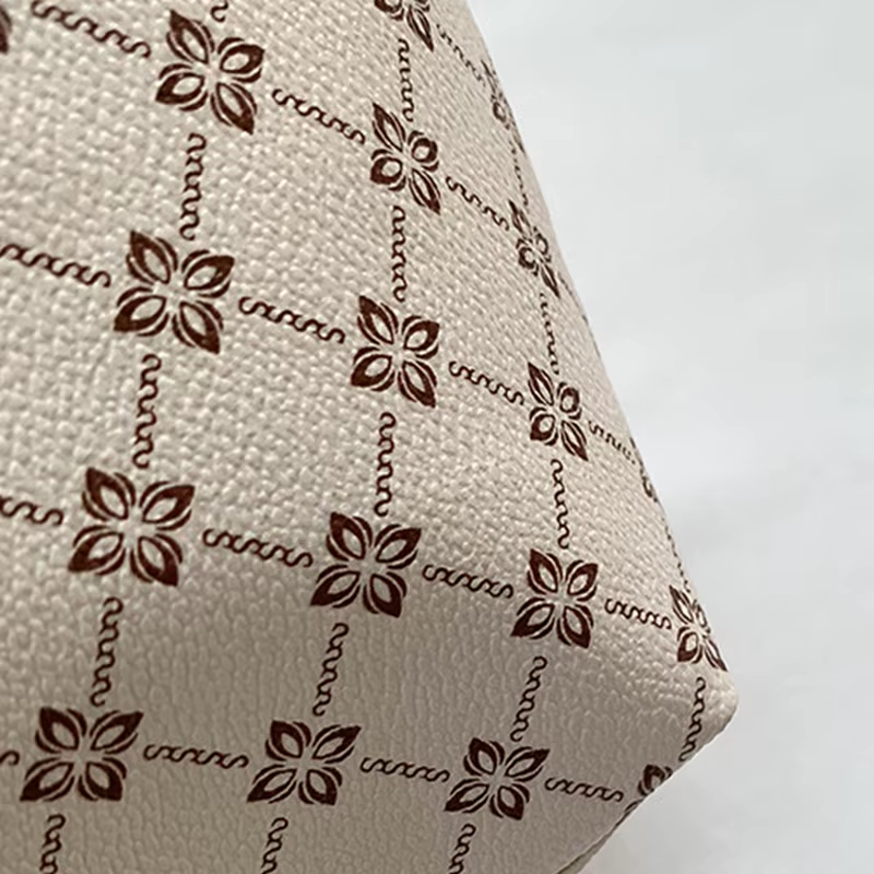 Handtasche Textur Weiches Leder Große Kapazität / Tasche Mit Hängenden Zubehör