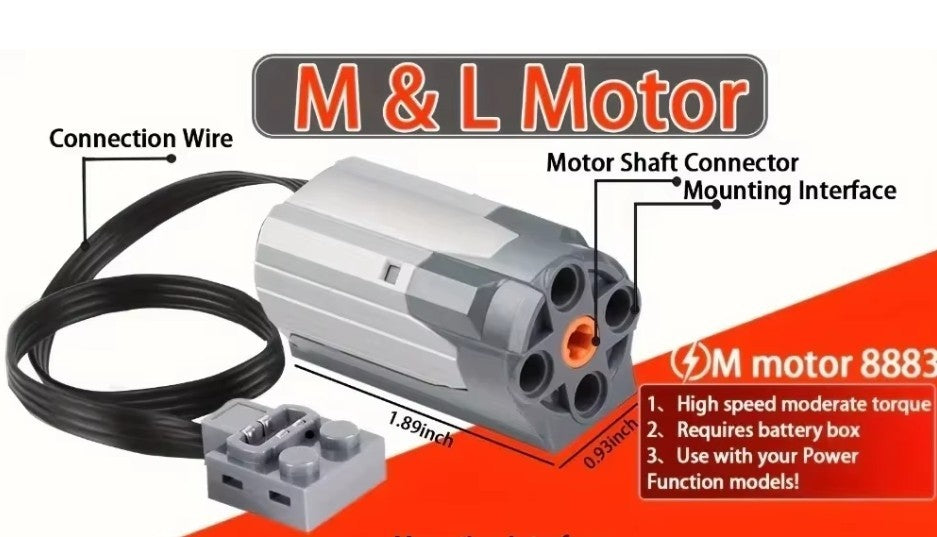 kompatibel M Motor 8883 / Lego Ersatz Geeinigt