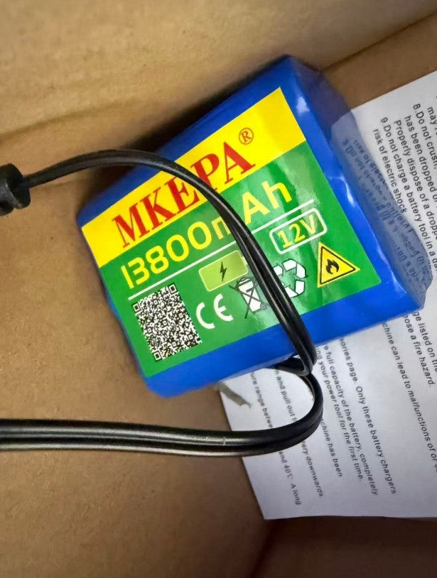 12V 13,8 Ah Akku 18650 Lithium-Ione Super-Akku 100 % neue 3S2P Schutzplatte