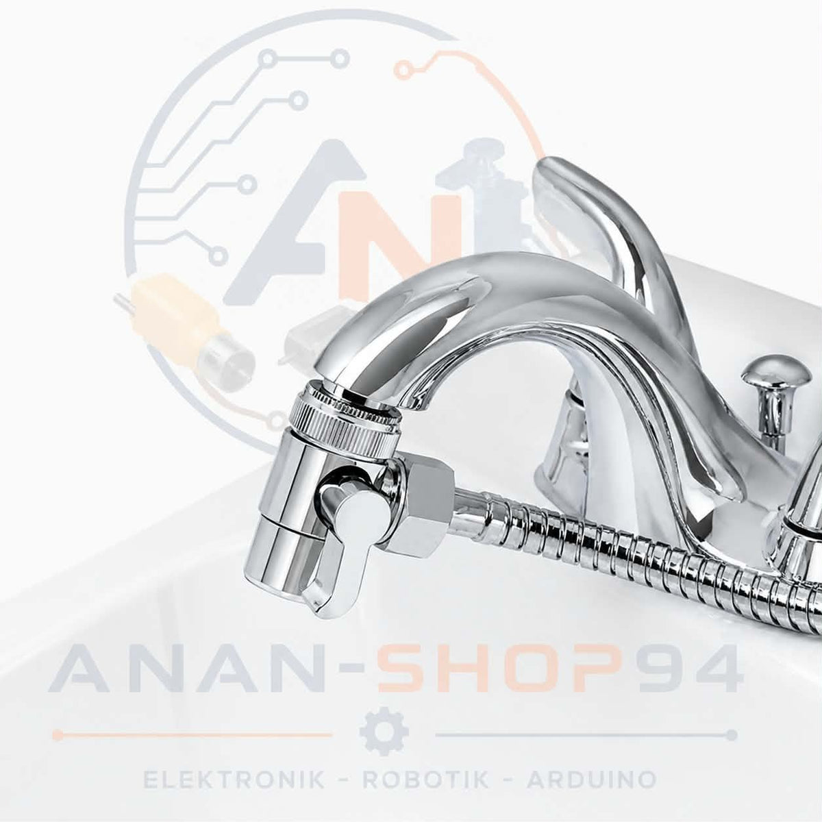 Universal Wasserhahn Schalter Adapter Küche Waschbecken Splitter Umlenker