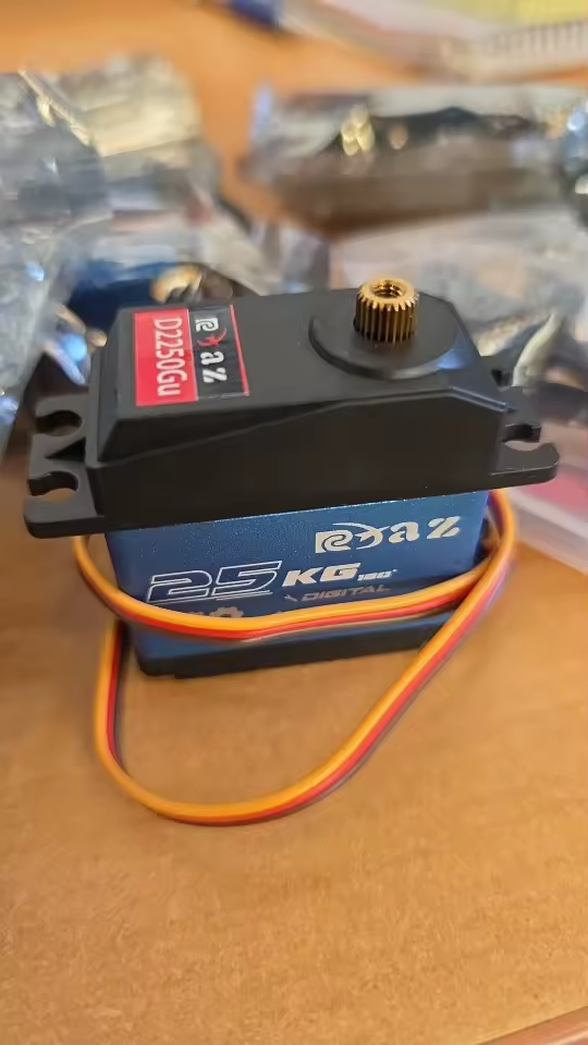 Servo 25 kg Metallgehäuse, Hochgeschwindigkeits-Metallgetriebe für Arduino DIY