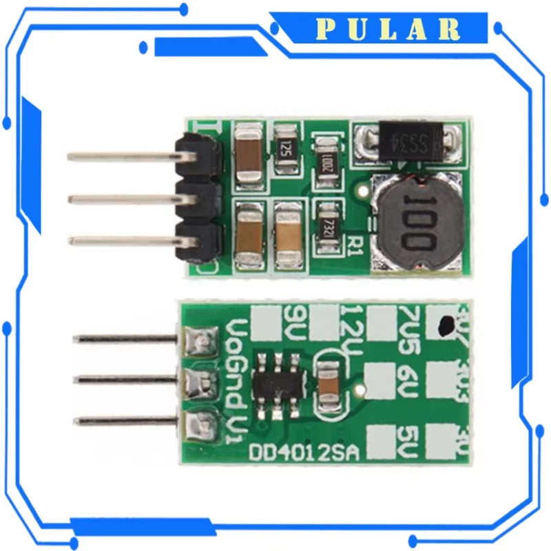 DD4012SA 1A DC 5-40V zu 3V 3,3V 3,7V 5V 6V 7,5V 9V 12V Regler DC-DC Step-Down