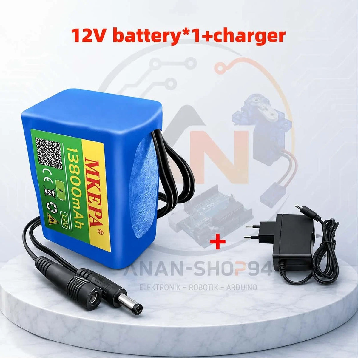 12V 13,8 Ah Akku Lithium neue 3S2P Schutzplatte + 1 Charge 12 V 0,5 A