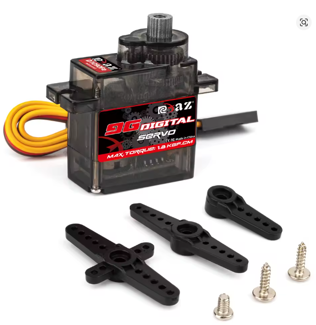1 Stück Micro Servo Motor RCXAZ 14g 180° Metallgetriebe für RC Spielzeug