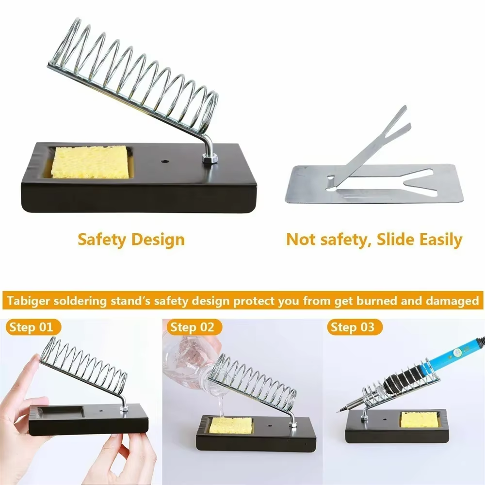 Lötkolben Kit 220V 80W Solder Schweißen einstellbare Temperatur Entlötpumpe