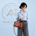 Modische Damen-Umhängetasche mit großer Kapazität, Boston-Handtasche Farbe CAMEL