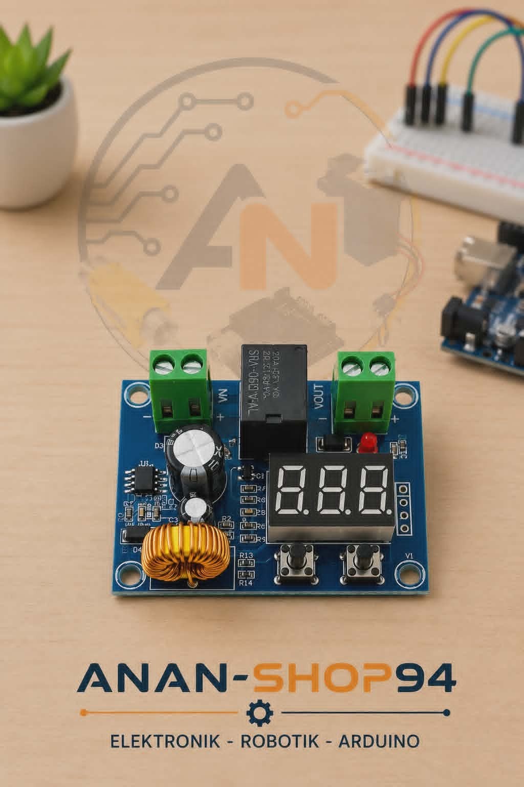 XH-M609 Niederspannungs-Trennschalter 12V 24V 36V Digitale LED-Anzeige