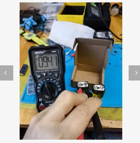 1 Stück LiitoKala 9V 1100mAh Li-Ionen-Akku USB Typ C wiederauflabar ohne kabel