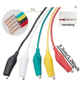 1Set / 5 PCS Krokodilklemmen Elektrische DIY Clip Test Jumper Draht 46CM
