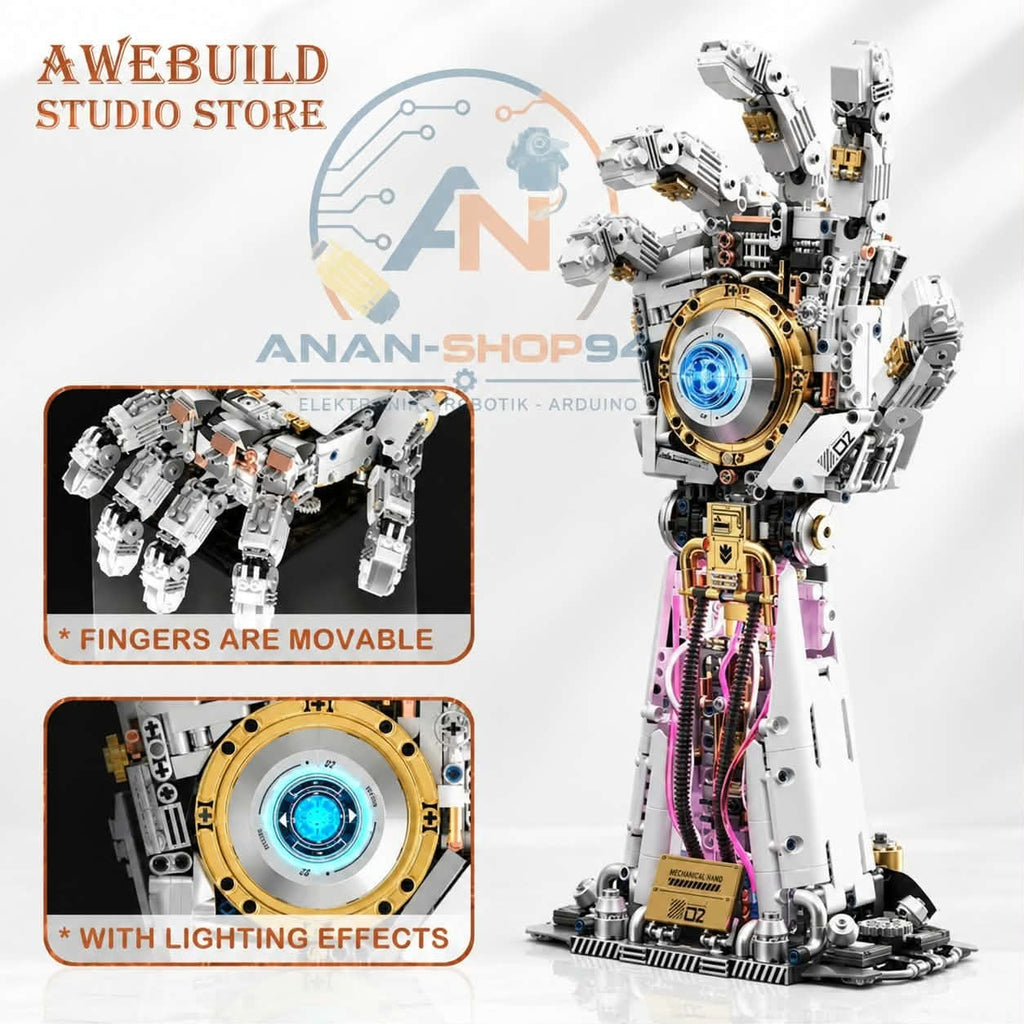 H1009 STEM-Programmierbares Bionic-Roboterarm mit LED Lichte