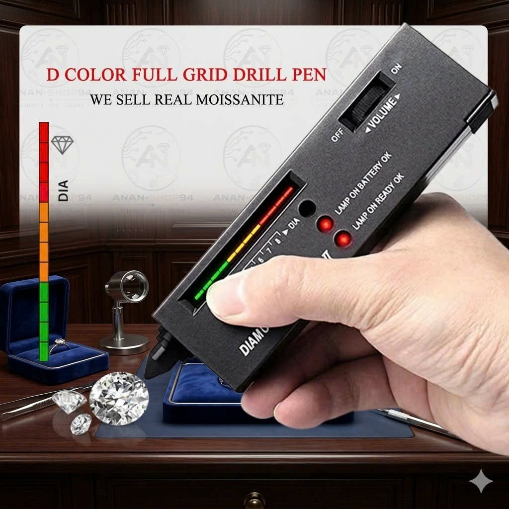 100% echte Moissanite Pass Diamant Tester Stift GRA Zertifikate D-VVS1-Clairezza