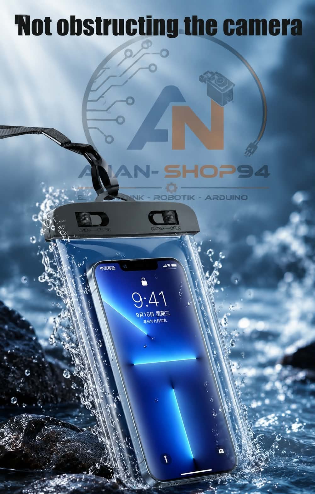 Universelle Unterwasser-Schutzhülle für Handy