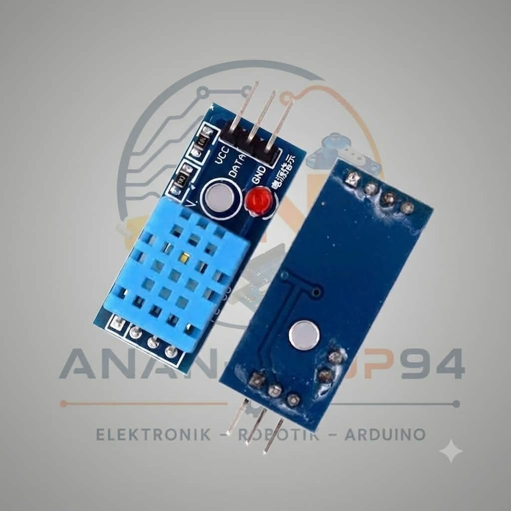 Temperatur- & Feuchtigkeitssensor digital LED 3pin DHT11 PCB für Arduino