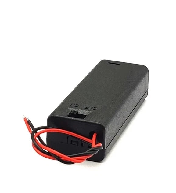 1 x AA Batterie Halter 3 V Mit Leitungen Draht EIN/Aus Schalter Schraube Kappe