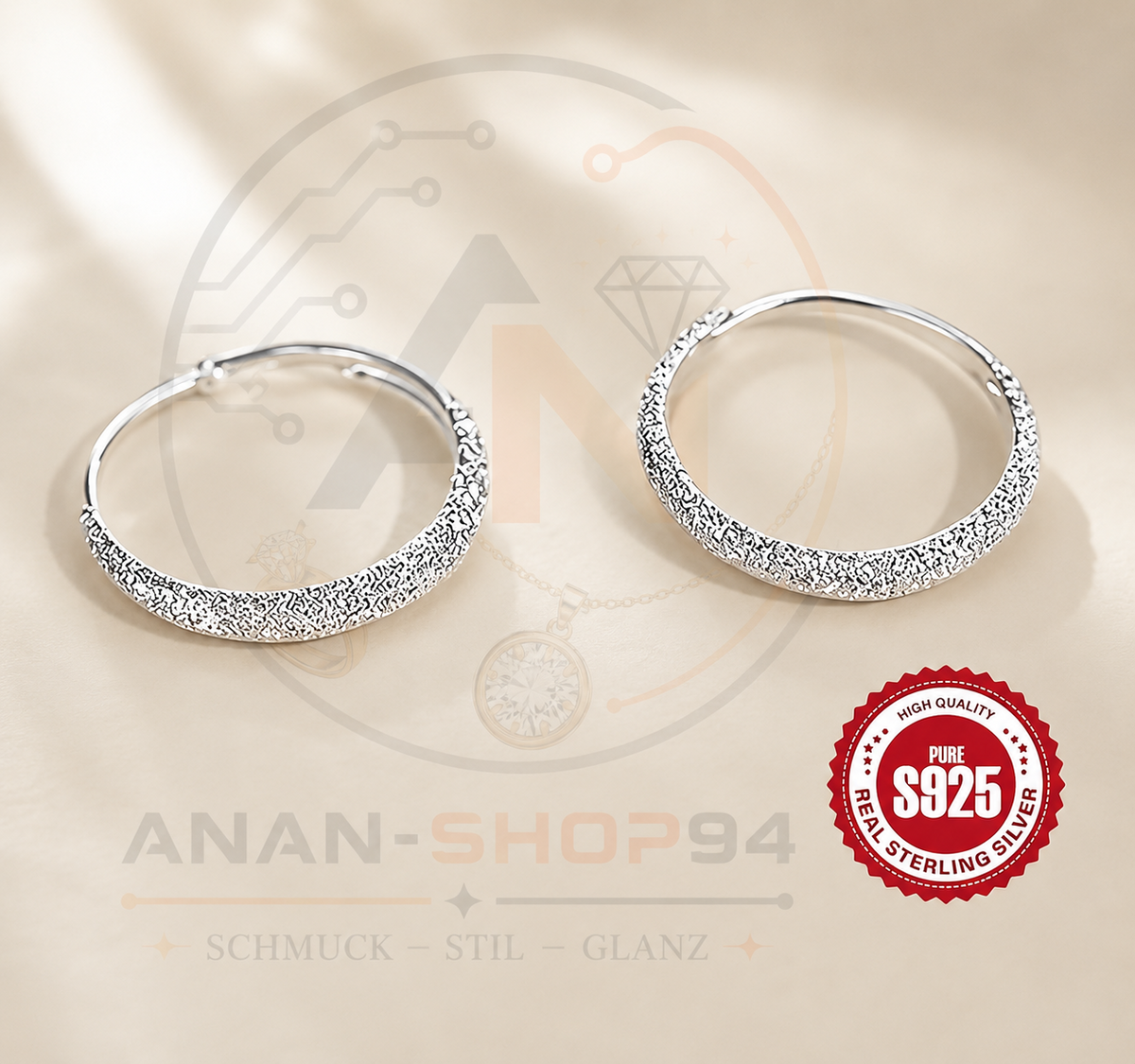 Reine silbrige Ohrringe für Frauen, Edelsteinfarbe: NS1409 Pure S925