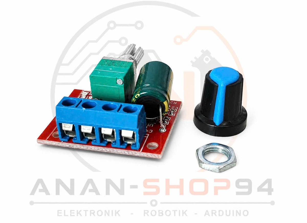 1 x 5V-35V 5A Spannungsregler PWM DC Motor Drehzahlregler Gouverneur Stufenlos