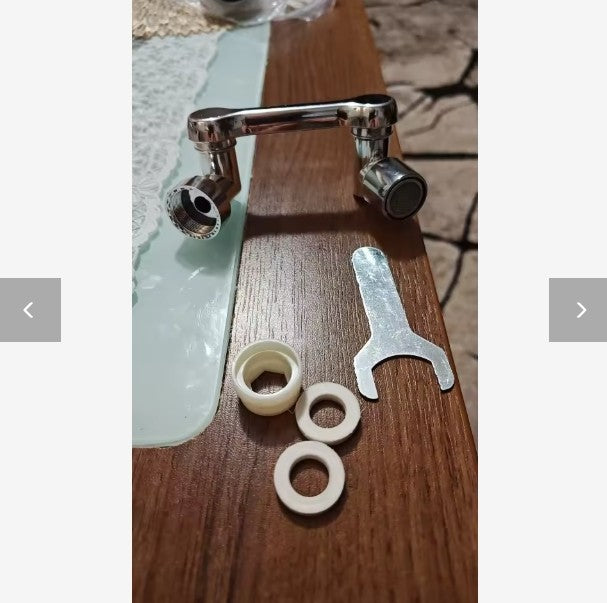 Universal Rotation Wasserhahn Kunstoff Dual Modus Roboter Arm Verlängerung