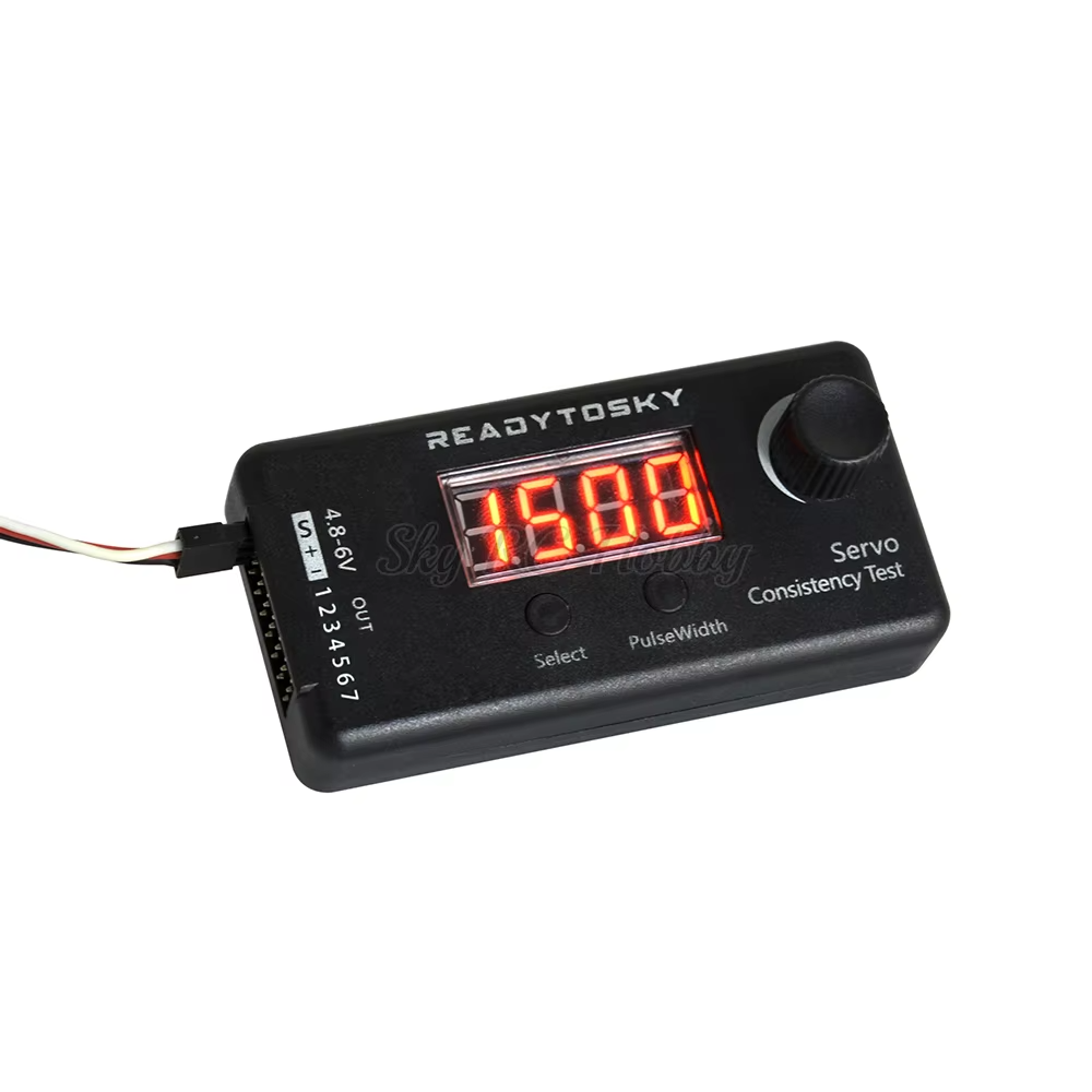 Servotester / ESC-Konsistenztester + 4-Zellen-AA-Batteriehaltergehäuse für Servo