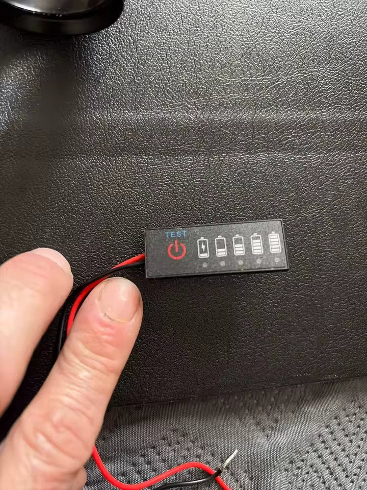 1 Stück Batteriestandsanzeige 12V 24V 36V 48V Lithiumbatterie Kapazitätstester