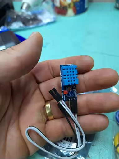 Temperatur- & Feuchtigkeitssensor digital LED 3pin DHT11 PCB für Arduino
