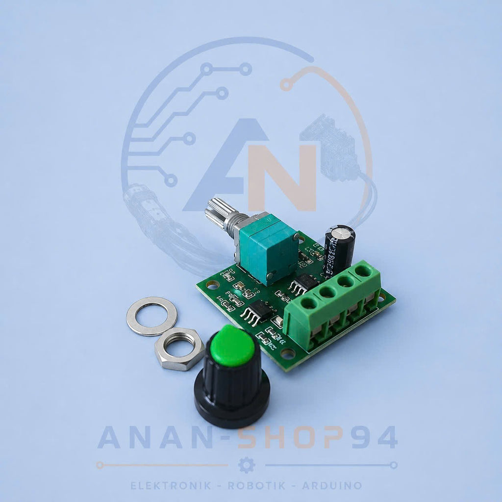 1 x 1,8V-12V 2A Spannungsregler PWM DC Motor Drehzahlregler Gouverneur Stufenlos