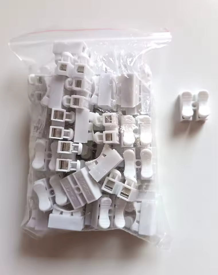 6 x Stück Hebel-Drahtverbinder, 1 bis 1 zusammenbaubare Inline-Drahtverbinder