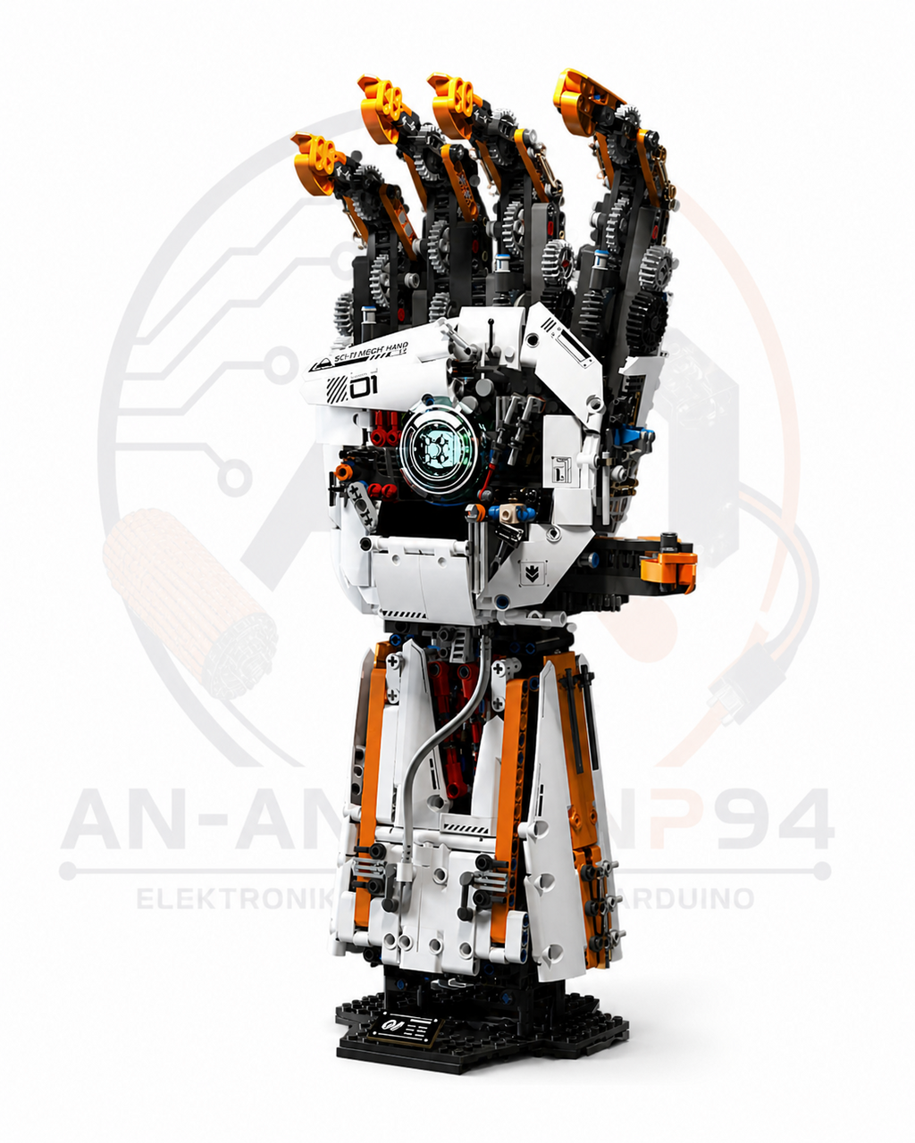 STEM-Programmierbares Bionic-Roboterarm, ferngesteuert mit Motoren