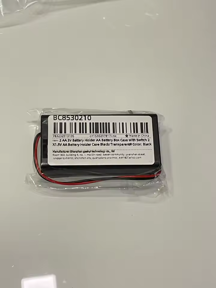 2 x AA Batterie Halter 3 V Mit Leitungen Draht EIN/Aus Schalter Schraube Kappe