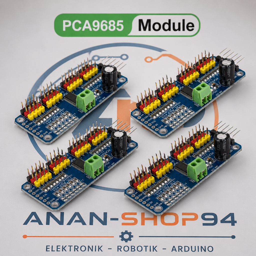 1 Stück PCA9685 Schnittstelle 16 Kanal 12-Bit PWM für Arduino/Raspberry