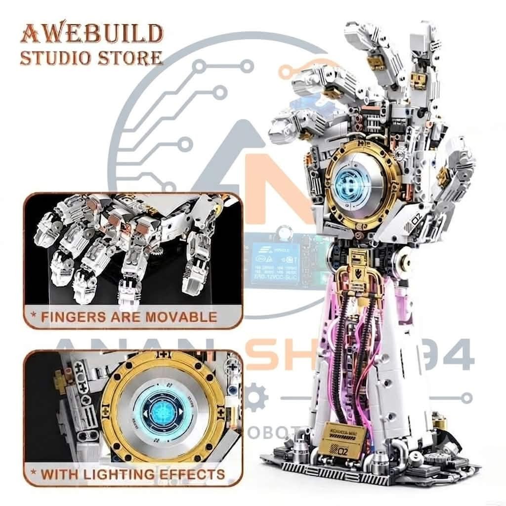 H1009 STEM-Programmierbares Bionic-Roboterarm mit LED Lichte