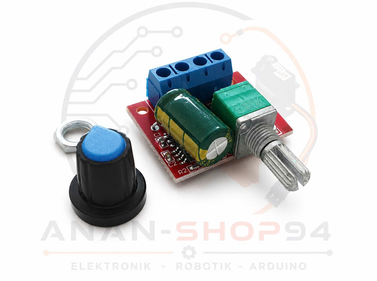 1 x 5V-35V 5A Spannungsregler PWM DC Motor Drehzahlregler Gouverneur Stufenlos