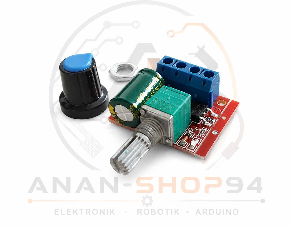 1 x 5V-35V 5A Spannungsregler PWM DC Motor Drehzahlregler Gouverneur Stufenlos