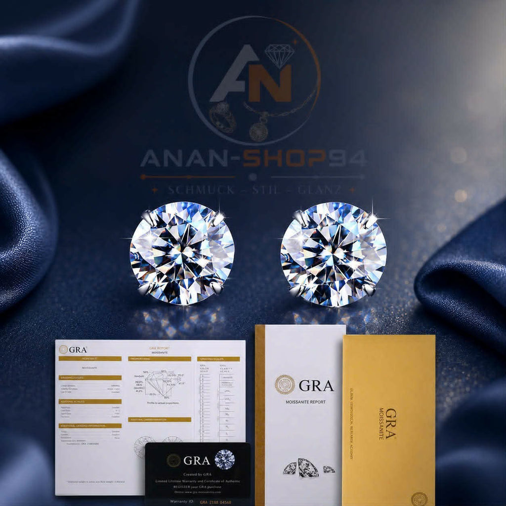 100% echte Moissanite Pass Diamant Tester Stift GRA Zertifikate D-VVS1-Clairezza
