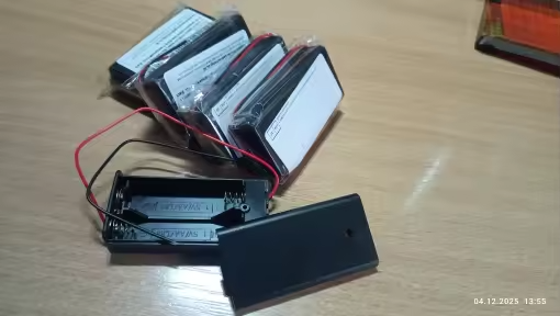 2 x AA Batterie Halter 3 V Mit Leitungen Draht EIN/Aus Schalter Schraube Kappe