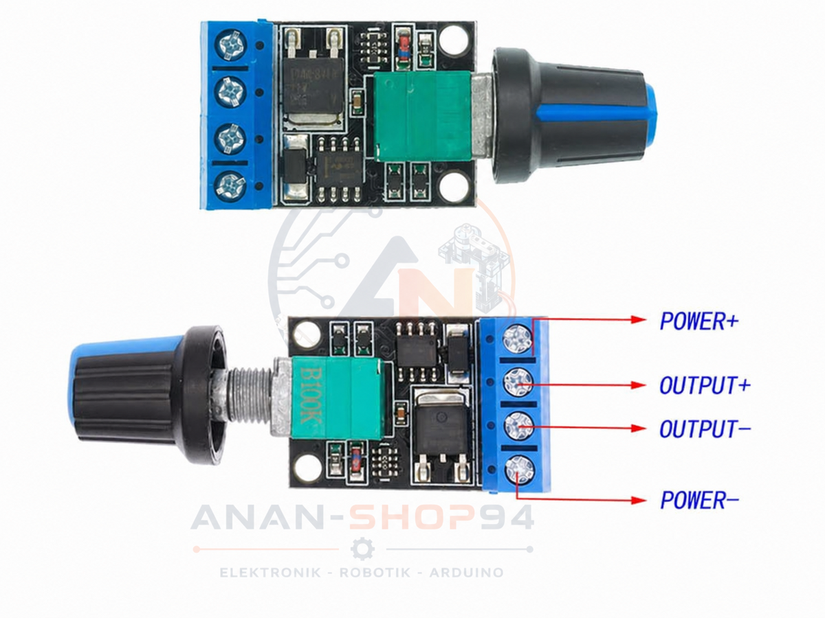 1 x 5V-12V 10A Spannungsregler PWM DC Motor Drehzahlregler Stufenlos