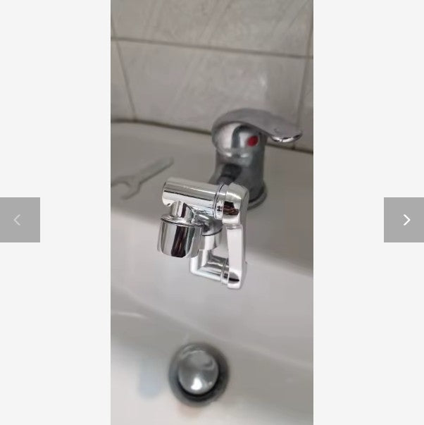 Universal Rotation Wasserhahn Kunstoff Dual Modus Roboter Arm Verlängerung