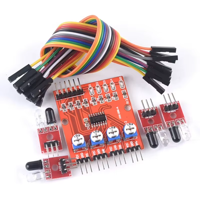 F233-01 Vierwege-Infrarot-Tracking / 4-Kanal-Tracking-Modul