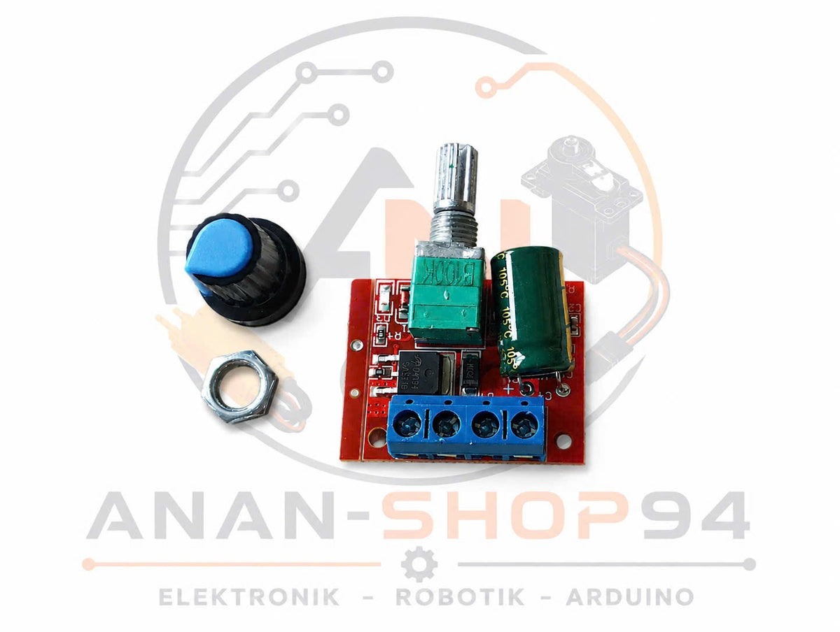 1 x 5V-35V 5A Spannungsregler PWM DC Motor Drehzahlregler Gouverneur Stufenlos