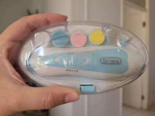 Elektrischer Baby-Nagelknipser, LED-Licht 4-Gang mit geringem Geräuschpegel